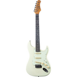 Eko Guitars ST300 Ηλεκτρική Κιθάρα ST Style με Μαγνήτες SSS Olympic White