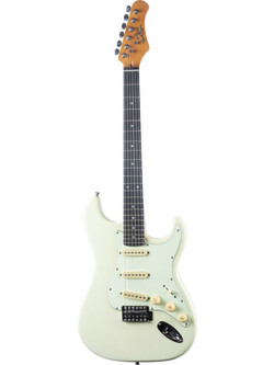 Eko Guitars ST300 Ηλεκτρική Κιθάρα ST Style με Μαγνήτες SSS Olympic White