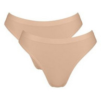 Sloggi Go SENSE Γυναικεία Slip Μπεζ 2Pack 10225668-1195