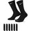 Nike Everyday Plus Ανδρικές Κάλτσες Ψηλές Μαύρες 6Pack SX6897-010