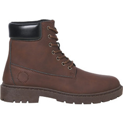 Jack & Jones Ανδρικά Αρβυλάκια Δερμάτινα Καφέ 12282310