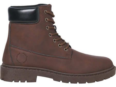 Jack & Jones Ανδρικά Αρβυλάκια Δερμάτινα Καφέ 12282310
