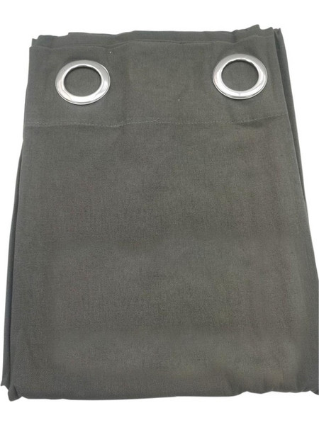Plastona Κουρτίνα Παραθύρου με Τρουκς 140x240 00.02.23827 Ανθρακί