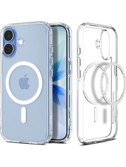 Spigen Ultra Hybrid with MagSafe Clear White (iPhone 17)