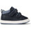 Camper Runner Παιδικά Μποτάκια Navy Μπλε Γκρι Δερμάτινα με Σκρατς K900337-005
