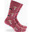Walk Mushrooms Bamboo Ανδρικές Κάλτσες Ψηλές με Σχέδια Ροζ W304-47-61