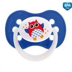 Canpol Babies Συμμετρική Σιλικόνη 0-6m Owl Blue 22/568