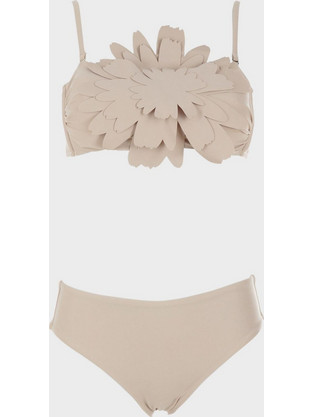 Gsecret Bikini Set Strapless Μπεζ SQ66761-33808