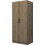 Megapap Δίφυλλη Ντουλάπα Ρούχων Vivian Καρυδί 80x51.8x181cm GP028-0137,3