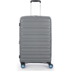 Dielle 100/60 Βαλίτσα Μεσαία 66x44x28cm με 4 Ρόδες Γκρι