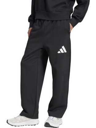 Adidas Essentials Ανδρικό Παντελόνι Φόρμας Fleece Μαύρο JF3567
