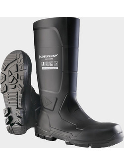 Dunlop Jobguard Γαλότσες Ασφαλείας Γονάτου Μαύρες 06300069