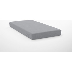 Dimcol Σεντόνι Μονό Βαμβακερό με Λάστιχο 100x200+30 Exotic Line Grey