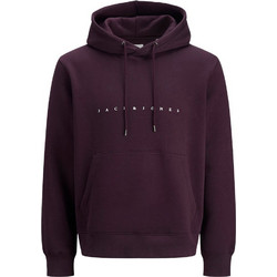 Jack & Jones Ανδρικό Φούτερ με Κουκούλα & Τσέπες Μωβ 12243527