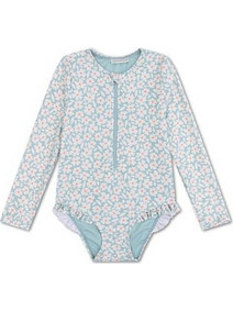 Swim Essentials Αντηλιακό UV Βρεφικό Μαγιό Ολόσωμο για Κορίτσι Γαλάζιο SWE-2024SE1100
