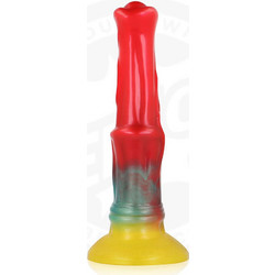 Epic Aethon Glow Dildo με Βεντούζα 25cm Πολύχρωμο