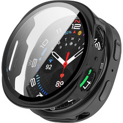 Techsuit Defense360 Pro Πλαστική Θήκη με Προστασία Οθόνης για Samsung Galaxy Watch 8 40mm Matte Μαύρη