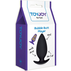 ToyJoy Bubble Butt Player Expert Πρωκτική Σφήνα 10.5cm Μαύρη