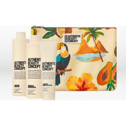 Authentic Beauty Concept Replenish Σετ Περιποίησης Μαλλιών Conditioner 250ml + Leave In Mask 150ml + Νεσεσέρ + Σαμπουάν 300ml