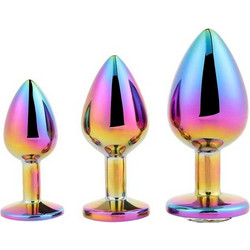 Dream Toys Gleaming Love Trainer Kit Σετ Πρωκτικές Σφήνες Diamond Plugs 3τμχ