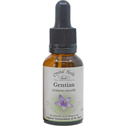 Crystal Herbs Gentian Ανθοΐαμα σε Σταγόνες για Αισιοδοξία 25ml