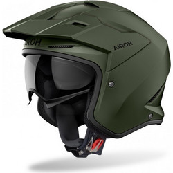 Airoh Kombakt Military Matt Green Κράνος Μηχανής Jet 1150gr