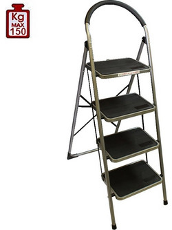 Vesta Deluxe Σκαλοσκαμπό Μεταλλικό με 4 Σκαλιά