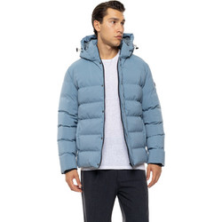 Biston Ανδρικό Μπουφάν Χειμωνιάτικο Puffer Πετρόλ 54-201-082-057
