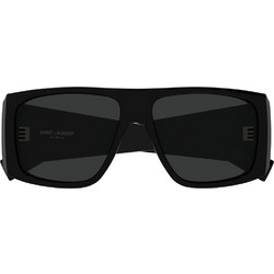 Saint Laurent SL832 001 Γυναικεία Γυαλιά Ηλίου Oversized Κοκάλινα Μαύρα με Μαύρο Φακό