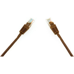 Masterlan U/UTP Cat.5e Καλώδιο Δικτύου Ethernet 0.5m Brown PCU5E-05BN-MS