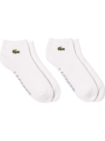 Lacoste Ανδρικές Κάλτσες Κοντές Λευκές 2Pack 3RA2653-800
