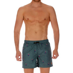 U.S. Polo Assn. Ανδρικό Μαγιό Σορτς με Σχέδια Ανθρακί 6186141393-646