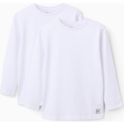 Zippy Σετ Παιδικά T-Shirt Μακρυμάνικα Λευκά 31064276041