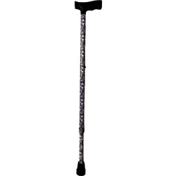 Medical Brace Floral Μπαστούνι Μονόποδο Αλουμινίου Πτυσσόμενο 73-95,5cm MB.HC0354