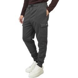 Rebase Ανδρικό Παντελόνι Φόρμας Fleece με Λάστιχο Ανθρακί 252RPAN-6022