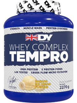 DY Nutrition Whey Complex Tempro Banana Ice Cream Πρωτεΐνη Ορού Γάλακτος Γράμμωσης 2.27kg