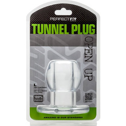 Perfect Fit Tunnel Open Up Large Πρωκτική Σφήνα Διαφανής