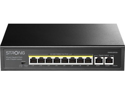 Strong SW8010POE+ Unmanaged L2 Switch με 8 Θύρες Ethernet 1000Mbps και 2 SFP θύρες