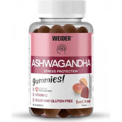 Weider Ashwagandha Sweet Orange 40 Ζελεδάκια