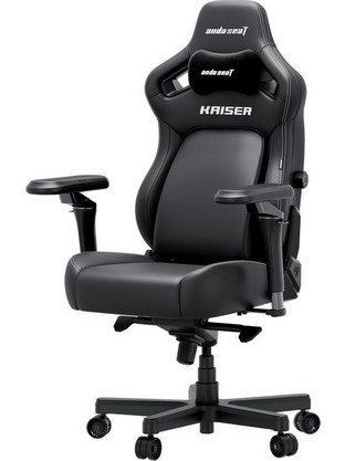 Anda Seat Kaiser 4 V2 XL 6D Καρέκλα Gaming Δερματίνης με Ρυθμιζόμενα Μπράτσα Μαύρη AD12YDDC-XLL-20-B-PVC-03