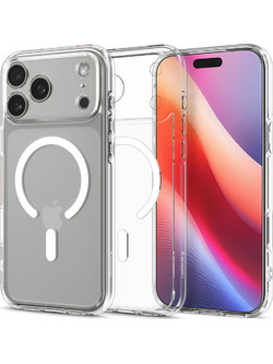 Spigen Ultra Hybrid with MagSafe Back Cover Clear White (iPhone 17 Pro)