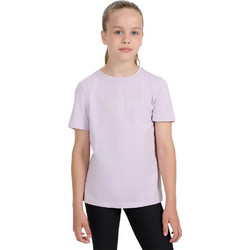 4F Παιδικό T-Shirt Κοντομάνικο Λιλά 4FJWAW25TTSHF2388-52S