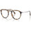 Persol PO3387V 1236 Ανδρικός Σκελετός Γυαλιών Οράσεως Κοκάλινος Μεταλλικός Ασημί Καφέ