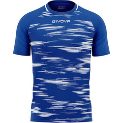 Givova Ανδρικό Αθλητικό T-Shirt Καφέ Γαλάζιο MA035-0203
