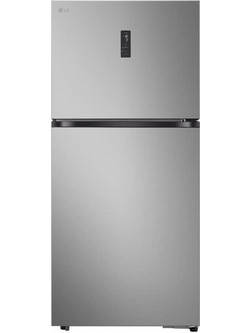 LG GTBV61PYBQD Δίπορτο Ψυγείο 612lt Full No Frost Υ186xΠ83.1xΒ74.1cm Inox
