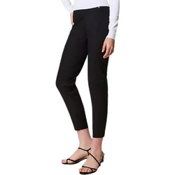 TWINSET Υφασμάτινο Γυναικείο Παντελόνι Slim Εφαρμογή Μαύρο 251AP2304