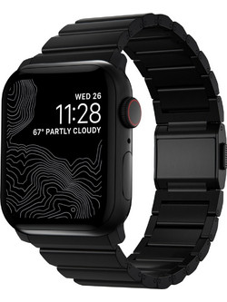 Nomad Titanium V2 Λουράκι Μεταλλικό Black (Apple Watch 46 / 49mm)