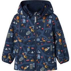 Name It City Παιδικό Μπουφάν Χειμωνιάτικο Softshell Αδιάβροχο Navy Μπλε 13237025
