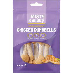 Misty & Bluey Chicken Dumbbells 70gr