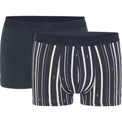 Fila Ανδρικά Μποξεράκια Σετ 2Pack Μαύρα FU5343-2-999
